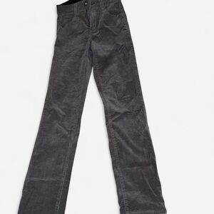 Stylish Gray Corduroy Pants